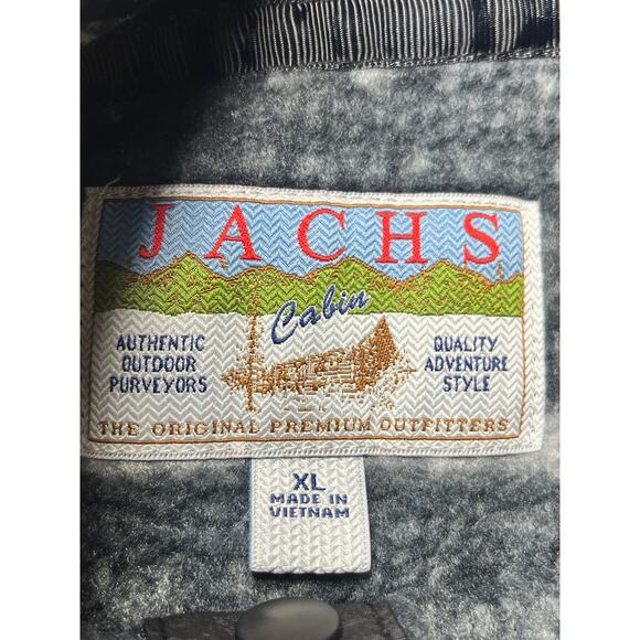 Jachs New York Cabin Collection‎ Fleece Geometric Pullover Mock Neck Size XL - Picture 6 of 8